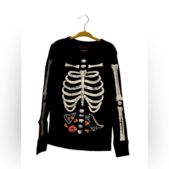Cat & Jack Other - Cat & Jack Glow in the Dark Skeleton Long Sleeves - Size 6 NWOT